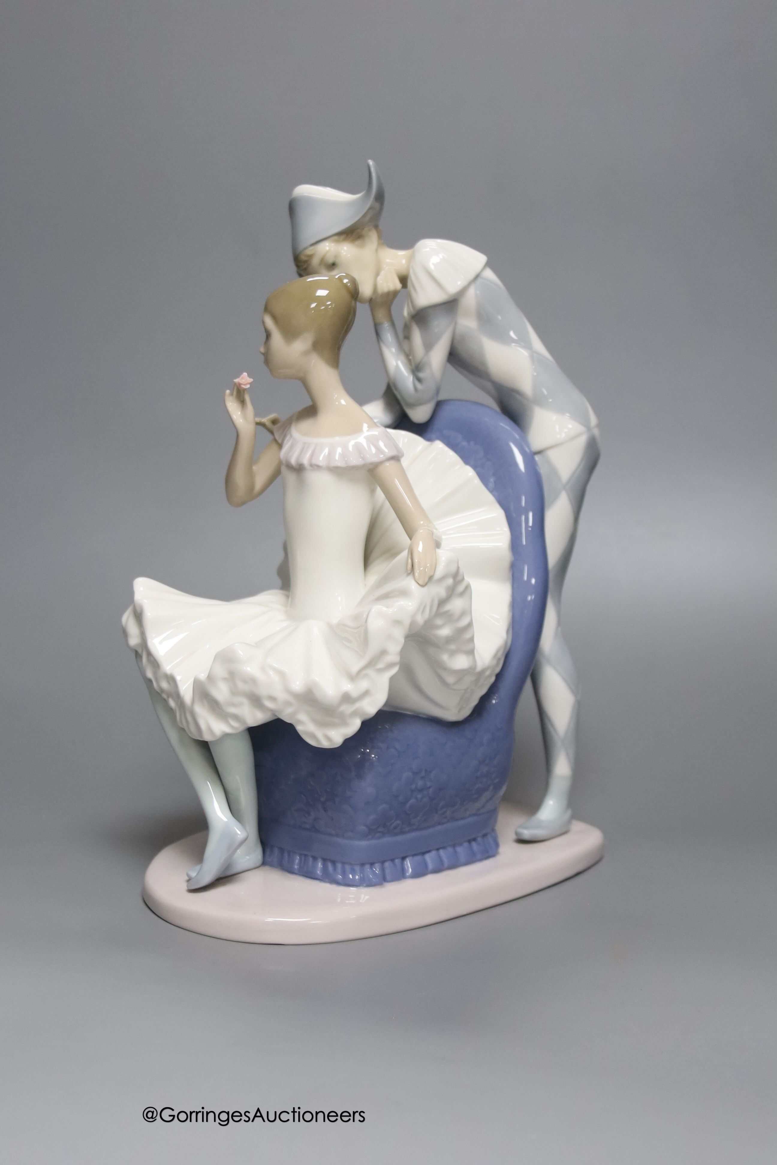 A large Nao by Lladro porcelain figure group 'A Dream Come True', height 30cm